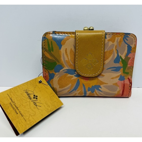 Patricia Nash Handbags - Patricia Nash Iberia Leather Bifold Wallet NWT- Watercolor